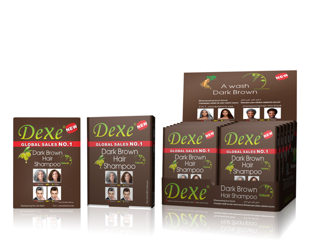 Dexe Dark Brown Hair Shampoo - 10 pk