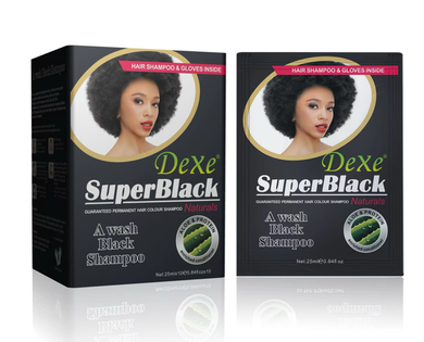 Dexe Super Black Hair Shampoo - 10 pk