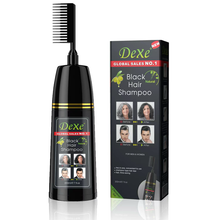 Dexe Professional Size Dark Brown Hair Shampoo With Comb