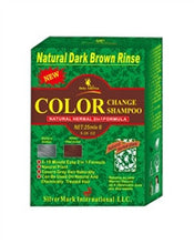 Natural Dark Brown Color Rinse (6 single-use packets)