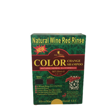 Natural Wine Red Color Rinse (6 single-use packets)